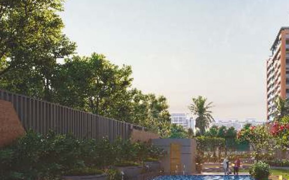 Infinity swimming pool at DNG Noble Sky